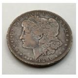 1896 O US Morgan silver dollar