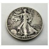 1943 US Walking Liberty Half Dollar