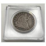 1854 O US Seated Liberty Half Dollar