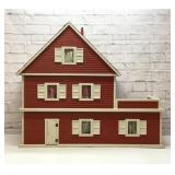RED FARMHOUSE DOLLHOUSE