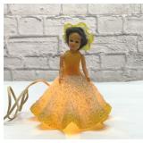 VTG doll lamp with hard popcorn 