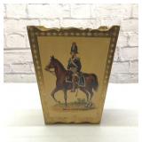 VTG Florentia Hand Made in Italy Waste Basket