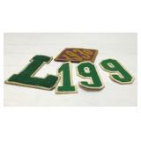 1938 Letterman jacket numbers and letters