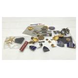 Military pins and patch