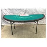 BLACKJACK TABLE WITH CHIPS