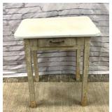 Farmhouse Antique enamel kitchen table