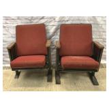 Pair of VTG theater seats