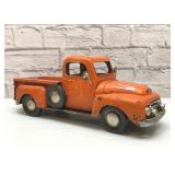 Orange metal pick up truck 15