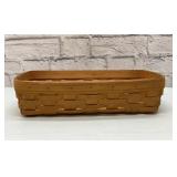 Longaberger bread basket, signed