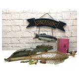 Fishing decor items