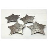 Bull Durham Range Rider Badges 2.5