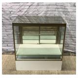 Mirrored glass store display cabinet