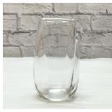 ORREFORS CRYSTAL TEARDROP VASE SIGNED 6.5