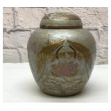 Oriental ginger jar brass 7