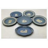 6 WEDGWOOD JASPERWARE SMALL PLATES