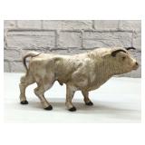Cast-iron Longhorn steer bank