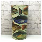 Metal fish waste basket 19