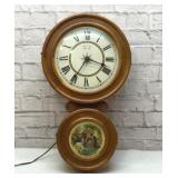 FRANK KNAPP WALL CLOCK RUNS 24