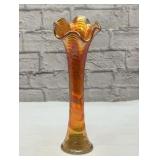 Imperial glass carnival swung vase