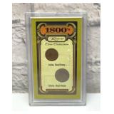 1899 Liberty nickel, 1890 Indian penny