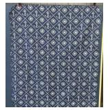 Nautical QUILTED THROW with tags