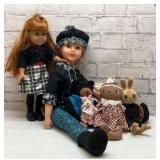 2 DOLLS & PLUSH UNEEDA, SPRINGFIELD