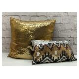 Glitzy sequined pillows 15
