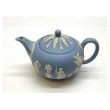 WEDGWOOD JASPERWARE TEAPOT GRECIAN 9
