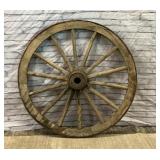 Large 48 "ANTIQUE WAGON WHEEL