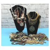 Large assortment of costume jewelry