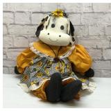 Handmade sunflower cow plush 30ï¿½ï¿½