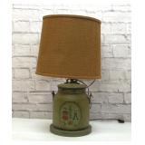 HANDPAINTED Tole lamp 23ï¿½ï¿½