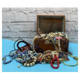 FULL Jewelry box with costume jewelry