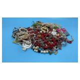 assortment of costume and jewelry