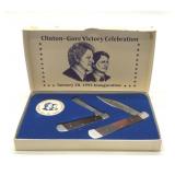 Cherokee Clinton ï¿½ Gore victory knives 1993