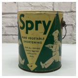 1930ï¿½S SPRY SHORTENING CAN 7ï¿½ï¿½
