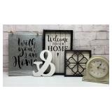 HOME DECOR SIGNS, CLOCK 17ï¿½ï¿½