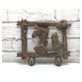 Cast-iron cowboy key hooks 10ï¿½ï¿½