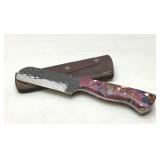 Custom made knife with sheath 8ï¿½ï¿½