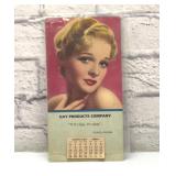 1951 GAY PRODUCTS CO CALENDAR