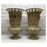 Matching metal planters 22ï¿½ï¿½