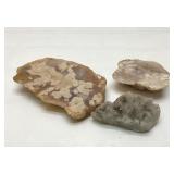 Cherry blossom, agate, crystal, and geode