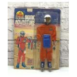 1976 Six Million Dollar Man flight suit on card