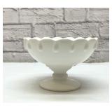 Milk glass, Indiana teardrop bowl