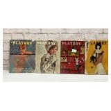 4 - 1963 PLAYBOY MAGAZINES