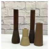 4 industrial textile mill bobbins