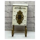 VTG METAL MAILBOX WITH NEWSPAPER RACK 15ï¿½ï¿½