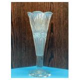 EAPG TRUMPET VASE 10ï¿½ï¿½ PRESSED GLASS