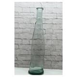 Tall green glass floor vase, 31ï¿½ï¿½