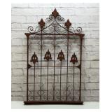 VTG FLEUR-DE-LIS GATE WALL ART